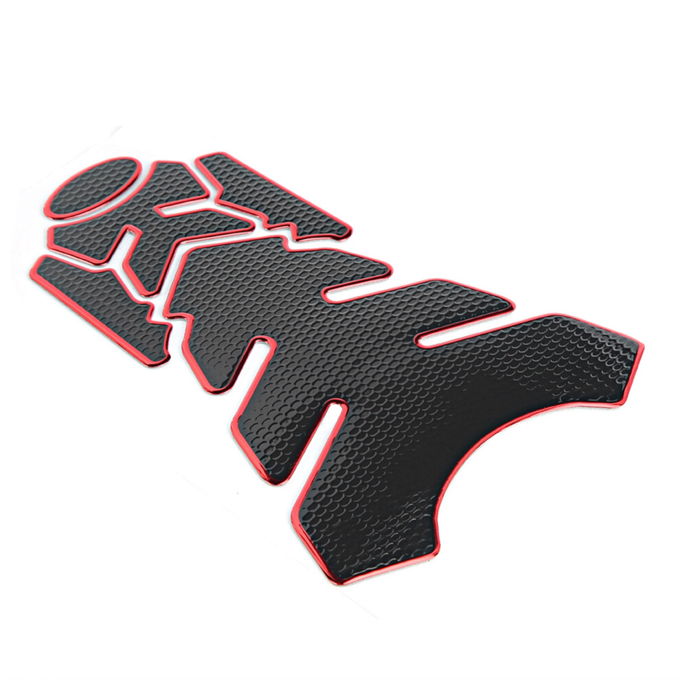 3D Motorcycle Fuel Tank Sticker Decal For Yamaha, Suzuki, Kawasaki, Honda Black/Red/Blue 4241334219188