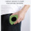 Griffring Einheitsgröße Handkrafttrainer Grün 40 lb 6