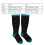 3 paia di calze a compressione XXL Plus blu ECG 2