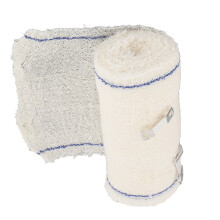 Elastischer Bandagenwickel mit Clip-Verschlüssen 15 cm x 8 m