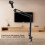 Support de microphone de bureau, fer/plastique, pince 2,2-2,8 cm 10