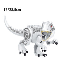 (White)Figurines Jurassic Park dinosaure Indominus Rex blocs de construction assembler jouets pour enfants