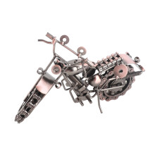 Motoradspielzeug Modell mit antiker Metalltextur, robust und glänzend, langlebiges Metallmotorrad, geeignet als Dekoration für Kinder