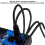 Cable XLR macho a dos conectores XLR hembra OFC 0.3m / 1ft 9