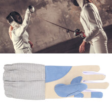 Polsterhandschuh für die rechte Hand, rutschfest, langlebiges gestricktes Material, atmungsaktiver Säbelhandschuh, Schutztraining, Größe M