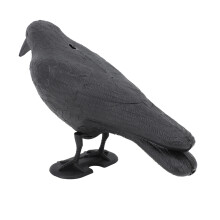 Crow Decoy Bogenschießen Ziel PE 3D Stehende Krähen Statue Realistische Übungsattrappe für Outdoor-Schießen Jagd Gartendekoration