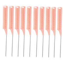 Peigne à queue de rat – 20 pièces – Pointe en plastique/fibre de carbone/acier