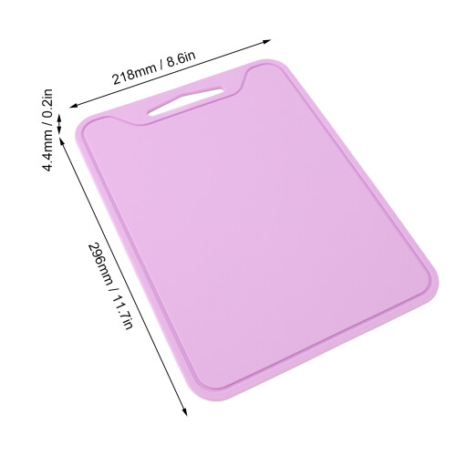 Planche à découper en silicone 296x218x4.4mm violet 1