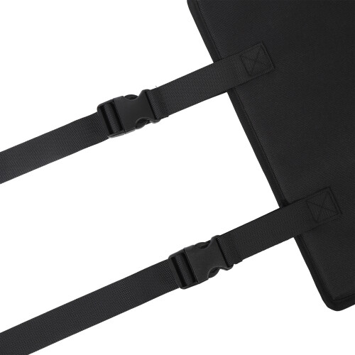Protector de escalera de litera de doble capa con barandilla negra 2