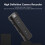 1080P videocamera compatta 1200mAh ABS nera 4-256G 9