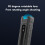1080P videocamera compatta 1200mAh ABS nera 4-256G 16