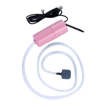 Leise Mini-USB-Aquarium-Sauerstoffpumpe ABS rosa