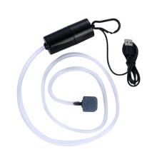Mini-USB-Aquarium-Luftpumpe ABS leise schwarz