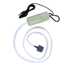 Mini-USB-Sauerstoffpumpe Kleines Aquarium ABS Grüner Deckel
