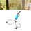 Pompa di ossigeno USB per acquario mini a 2 uscite blu ABS 5