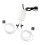 Pompe à air silencieuse USB pour aquarium mini, 2 sorties, ABS 5