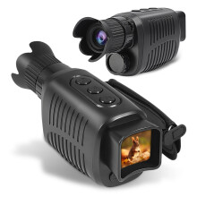 1080P HD Night Vision Monocular, 5X Zoom, Dual-use Telescope, 7-Level Infrared, IP54 Waterproof for Outdoor Hunting