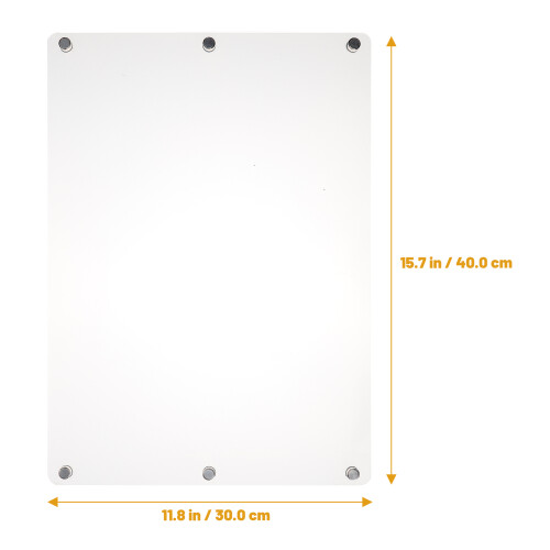 Fridge Whiteboard 1 Set Abwischbarer Monatsplaner Magnetisches Brett 1