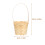10Pcs Bamboo Woven Flower Storage Baskets Multiuse Basket Organizers 2