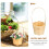 10Pcs Bamboo Woven Flower Storage Baskets Multiuse Basket Organizers 10