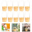 10Pcs Bamboo Woven Flower Storage Baskets Multiuse Basket Organizers 7