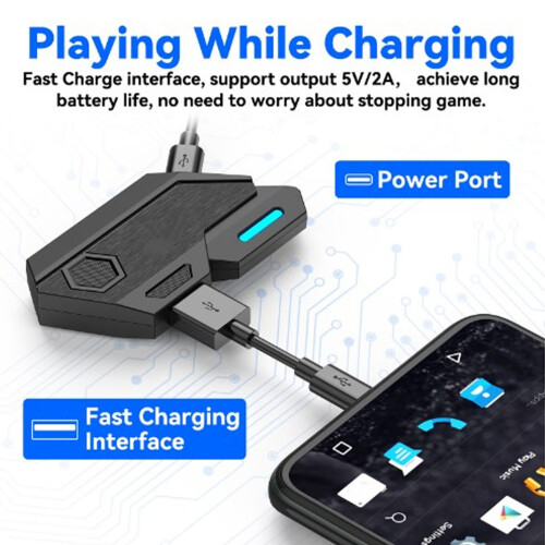 Convertitore 4-in-1 per tastiera e mouse per giochi mobili 2