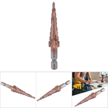 Multifunctional Cobalt Step Drill Bit 3-12mm HSS Hex Shank
