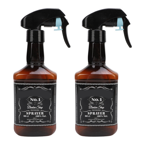 2 pezzi Barber Mister bottiglia spray da 600 ml regolabile 1