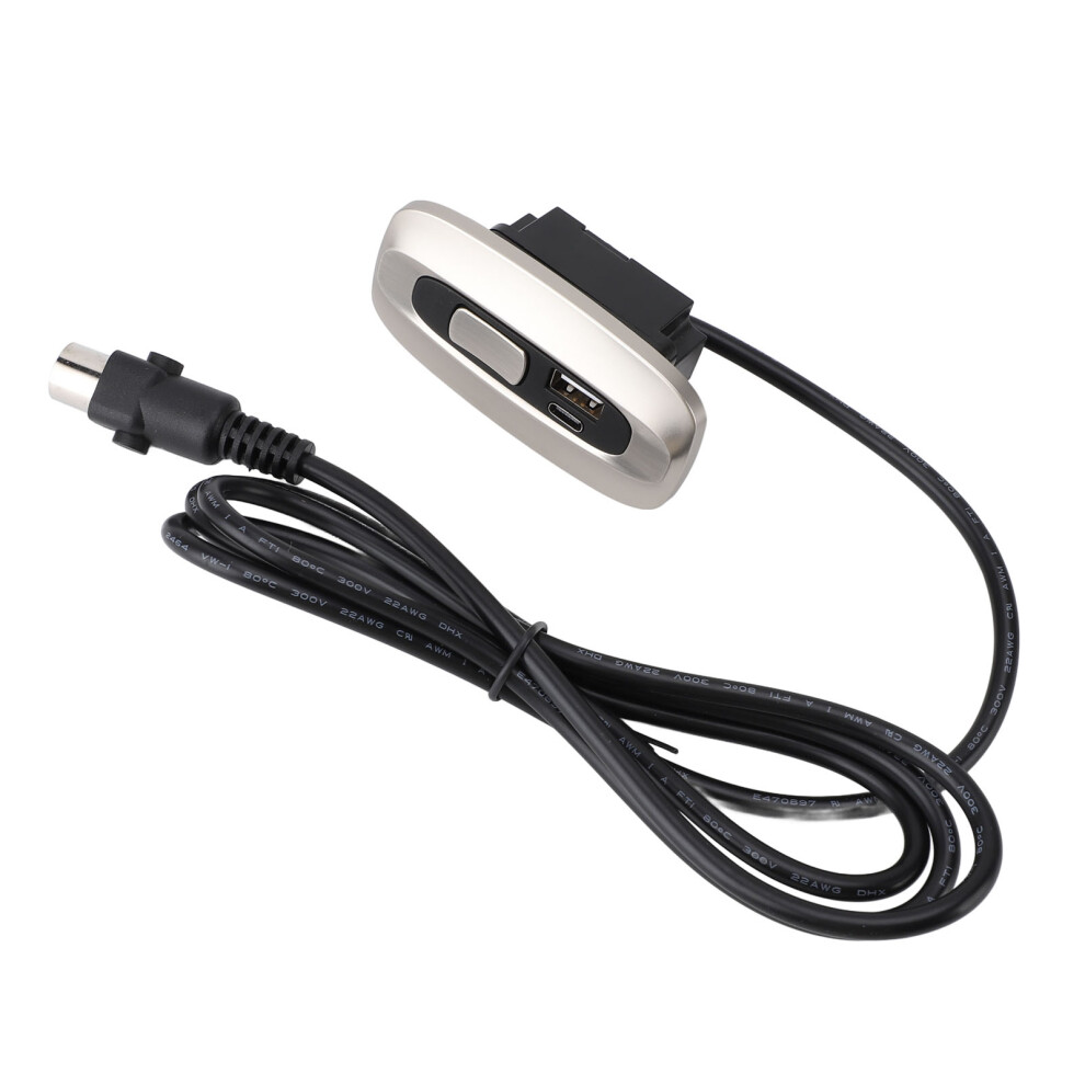 Electric Recliner Switch 5 Pin Remote With Usb & Type C Port, Abs Material 6951334241963