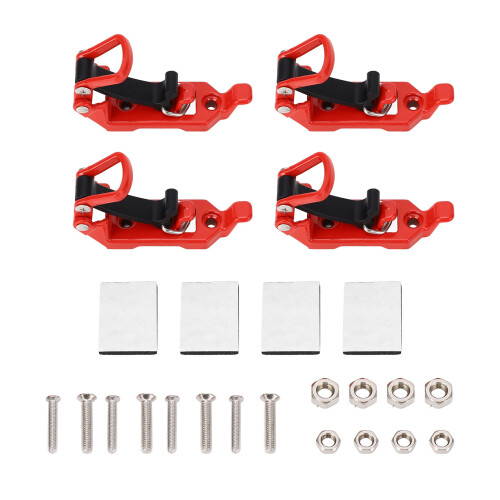 4 Sätze Dachgepäckträger-Schaufelhalter Rot 596.00g 1