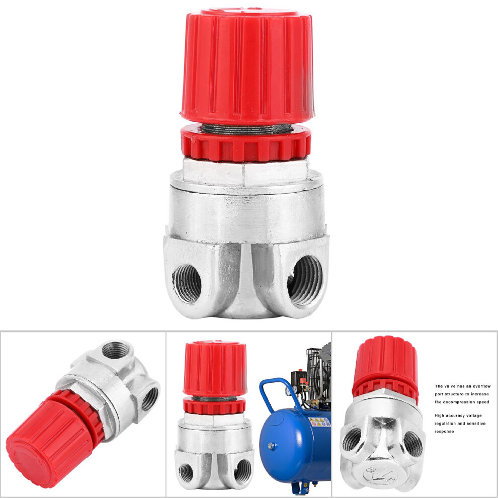 Zinc Alloy 4-Hole Valve For Precision Air Compressor Pressure Control 4901334243803