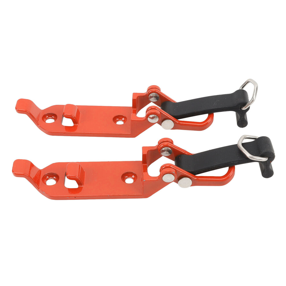 Heavy Duty Zinc Alloy Roof Rack Shovel Holder 2 Pcs Mounting Kit Orange 4081334243703