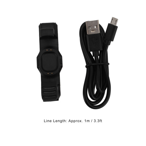 Forerunner 225 Ladegerät USB-Clip-Dock 1 m Kabel Schwarz 1