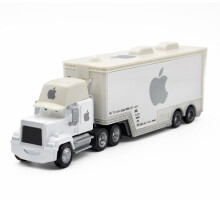 (White Apple)Pixar Cars Kinder Speelgoed Autootje Model Kesun Storm Oom Mac Vrachtwagen Legering