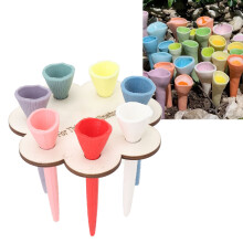 Bee Tazza Da Bere 7 Fori Legno Di Tiglio PVC Colorata