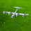 Flugzeug-Windmühle Eisen Silber Garten-Windspiel Deko 4