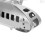Flugzeug-Windmühle Eisen Silber Garten-Windspiel Deko 11