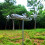Flugzeug-Windmühle Eisen Silber Garten-Windspiel Deko 6