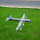 Flugzeug-Windmühle Eisen Silber Garten-Windspiel Deko 8