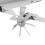 Flugzeug-Windmühle Eisen Silber Garten-Windspiel Deko 12