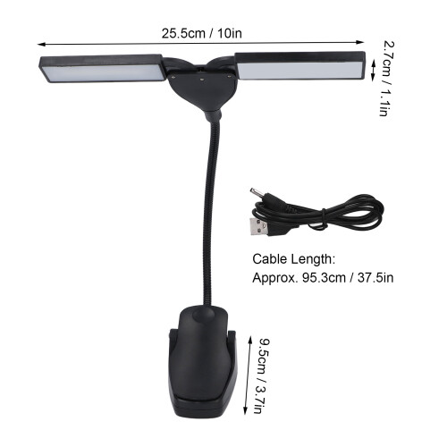 Lampe de pupitre pliable, 28 LED, 3 niveaux de luminosité 1