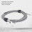 Cable de nylon para guitarra 6.5mm 3m WhiteLineBlackDot 5