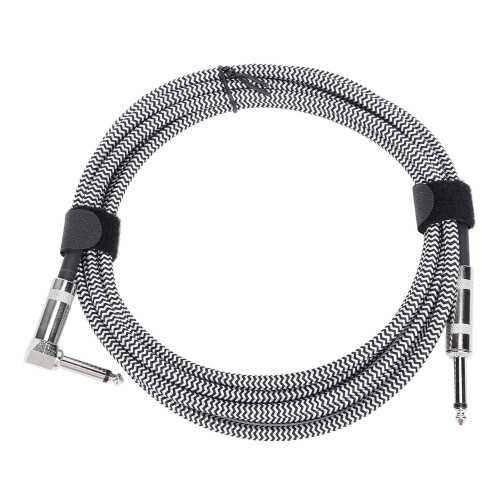 Cable de nylon para guitarra 6.5mm 3m WhiteLineBlackDot 2
