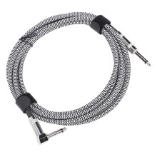 Cable de nylon para guitarra 6.5mm 3m WhiteLineBlackDot