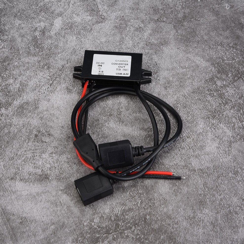 Dc-Dc 12V To 5V 3A Dual Usb Step Down Power Converter Module 8281334250787