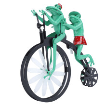 Frosch Windspinner Eisenlegierung Vintage Outdoor