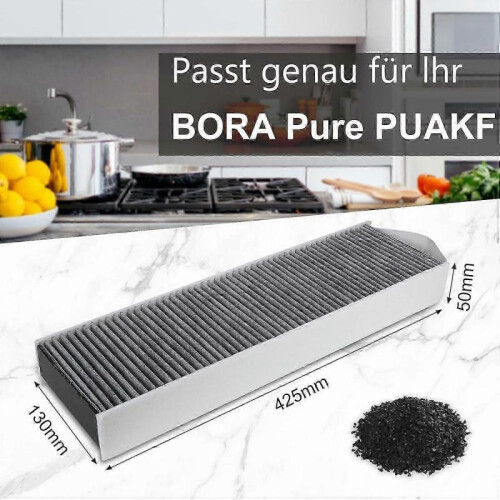 2 Pack Activated Carbon Filters for Bora Pure/X Pure Range Hoods - Effective Air Purification 2
