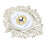 Presione para Champagne Button Iron, requiere 1.5V x2 5