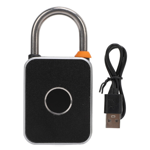 Cadenas à empreinte digitale IP65, alliage d'aluminium, 20F/30P 2