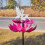Blumen-Windspinner aus Eisenlegierung Gartenpfahl 9